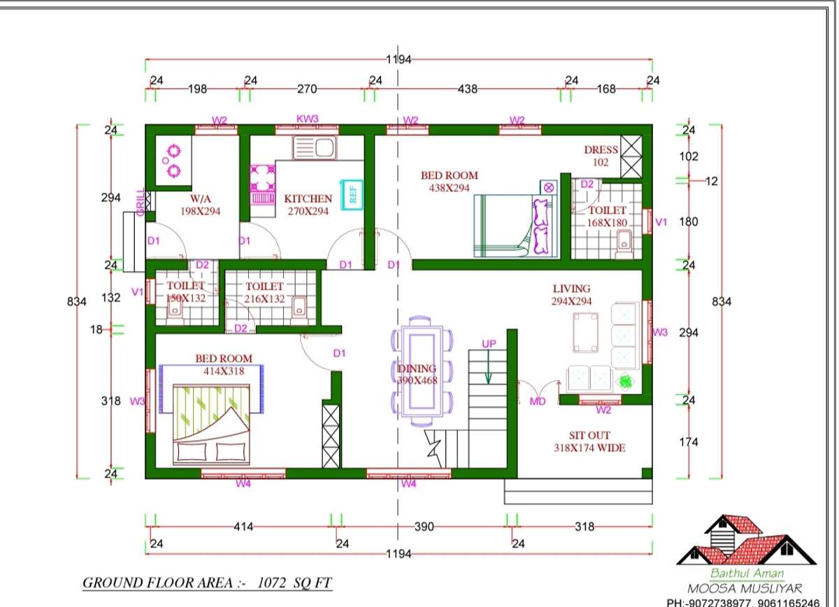 Designs by Architect Moosa R I, Thrissur | Kolo