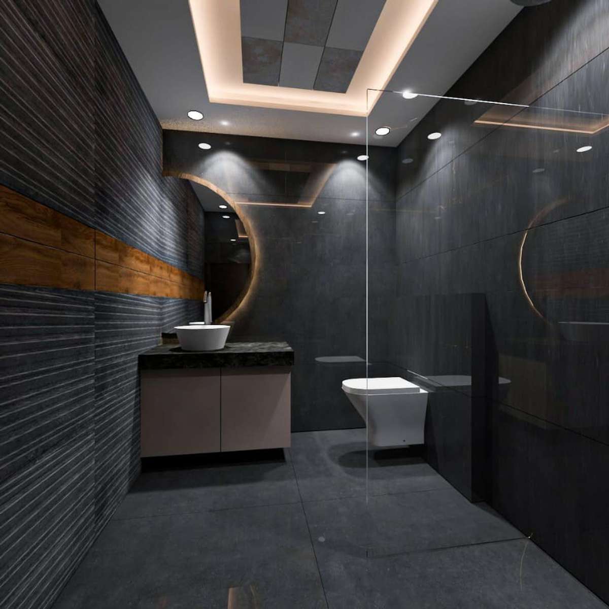 Ceiling, Lighting, Bathroom Designs by Architect Mayank jain, Jaipur | Kolo