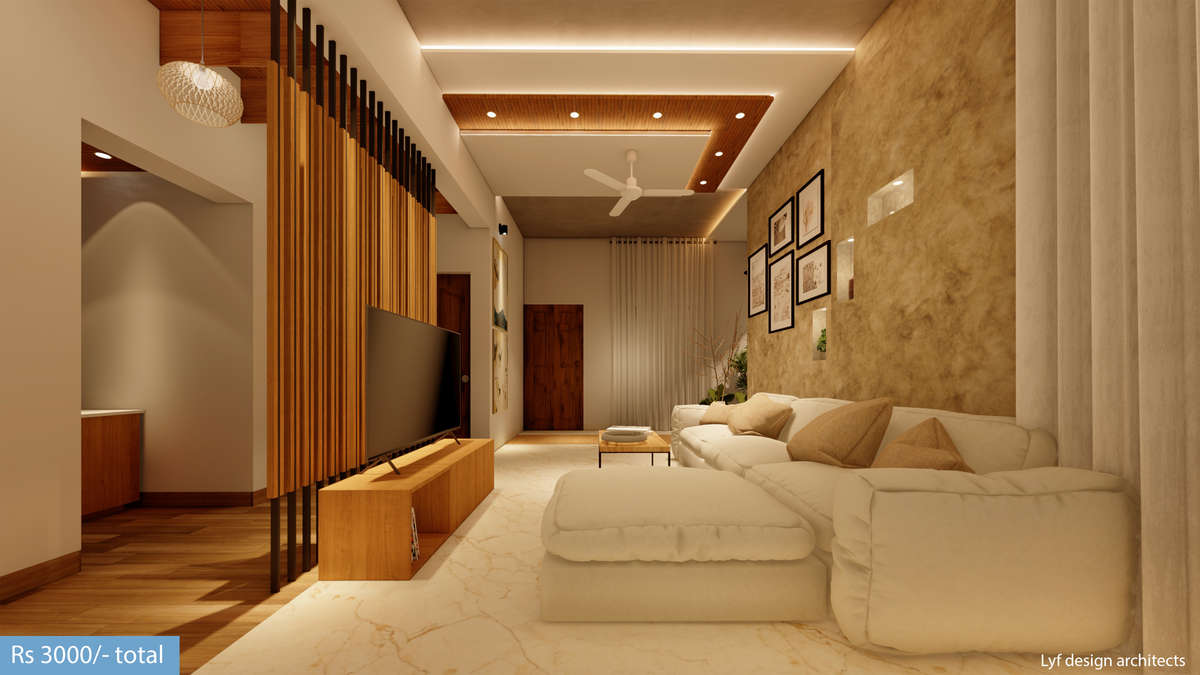 Ceiling, Furniture, Lighting, Living, Storage, Table Designs by Architect MELBIN THOMAS, Kottayam | Kolo