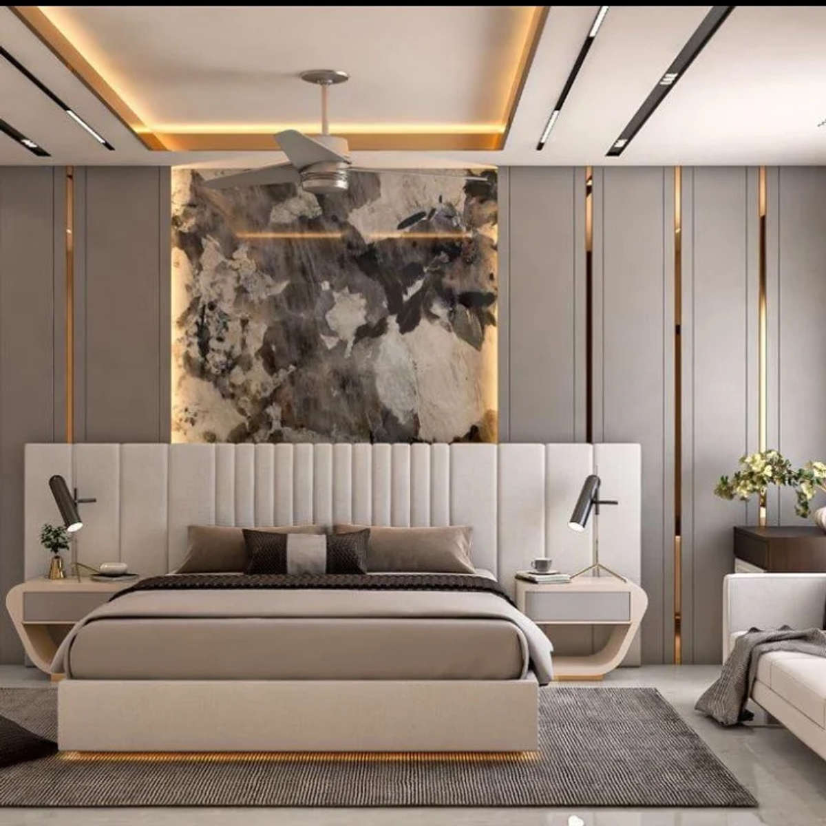 Furniture, Bedroom, Storage, Lighting Designs by Interior Designer Decent Interiors, Gautam Buddh Nagar | Kolo
