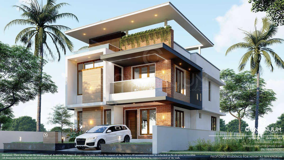 Exterior, Lighting Designs by 3D & CAD Nikhil SS, Thiruvananthapuram | Kolo
