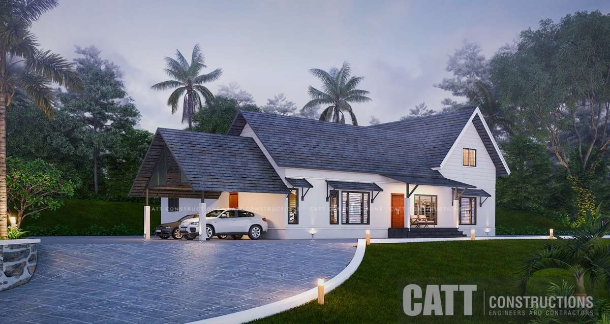 Exterior, Lighting Designs by Contractor frederic Jose, Kottayam | Kolo