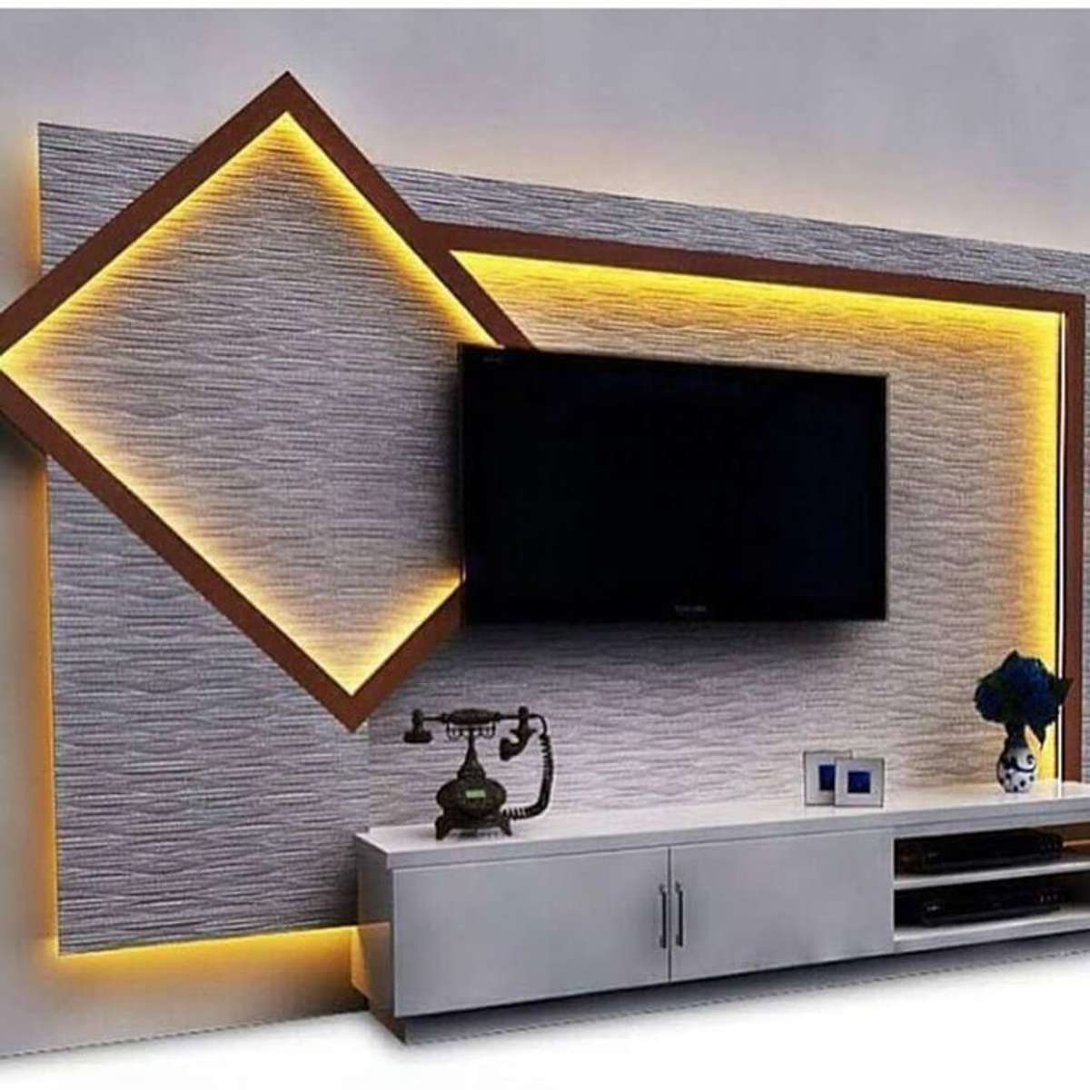 Lighting, Living, Storage Designs by Contractor Modern Interior Resolution, Delhi | Kolo