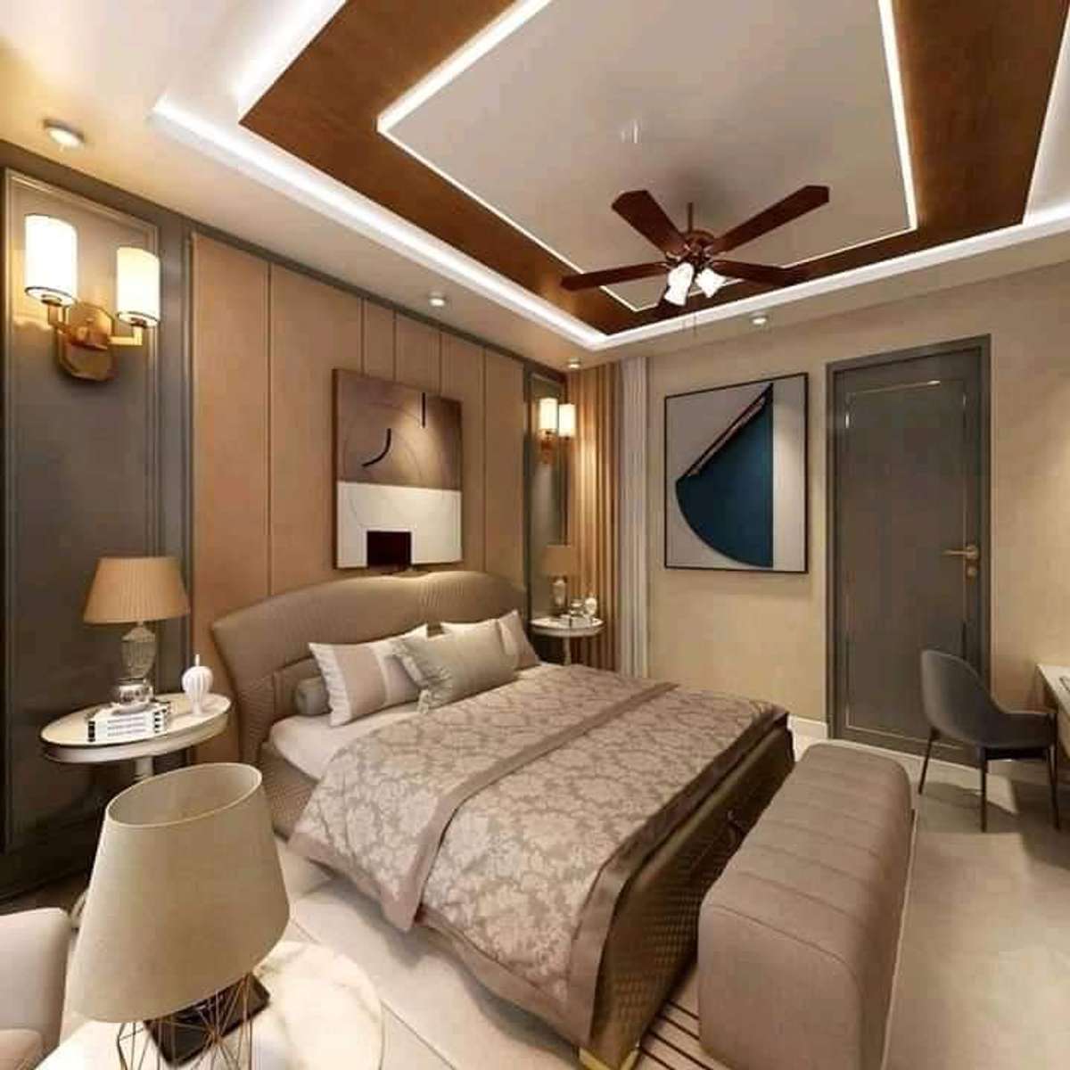 Furniture, Bedroom, Lighting, Storage Designs by Contractor Culture Interior, Delhi | Kolo