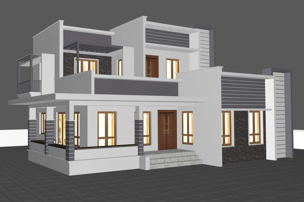 Designs by Contractor Baiju nereparambil, Thrissur | Kolo