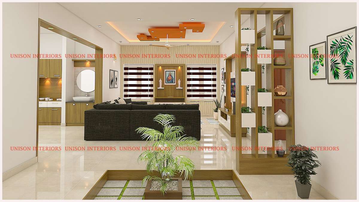 Furniture, Living, Lighting, Table, Storage Designs by Building Supplies Unison Interiors, Kottayam | Kolo