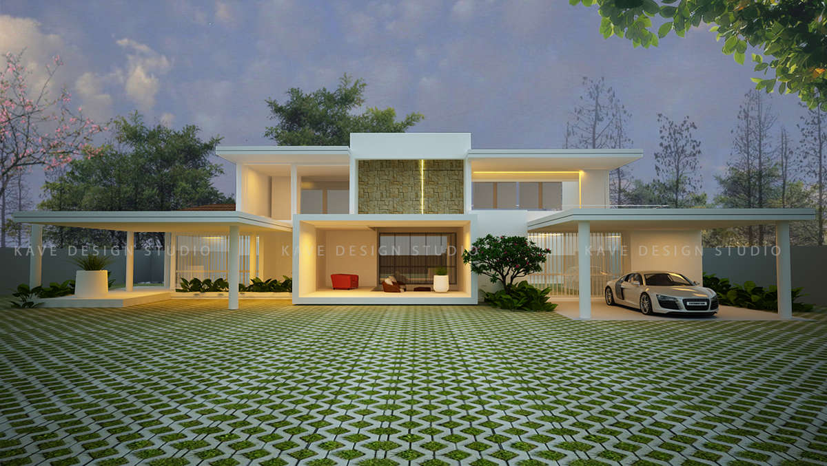 Flooring, Exterior Designs by Interior Designer jaimes thomas, Ernakulam | Kolo