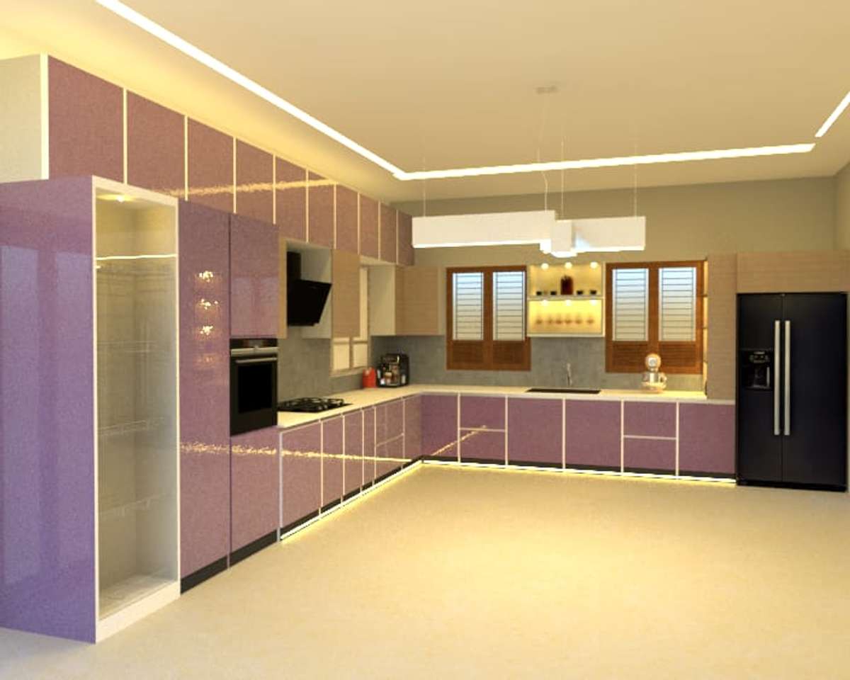 Lighting, Kitchen, Storage Designs by Interior Designer Roshin Kp, Kannur | Kolo