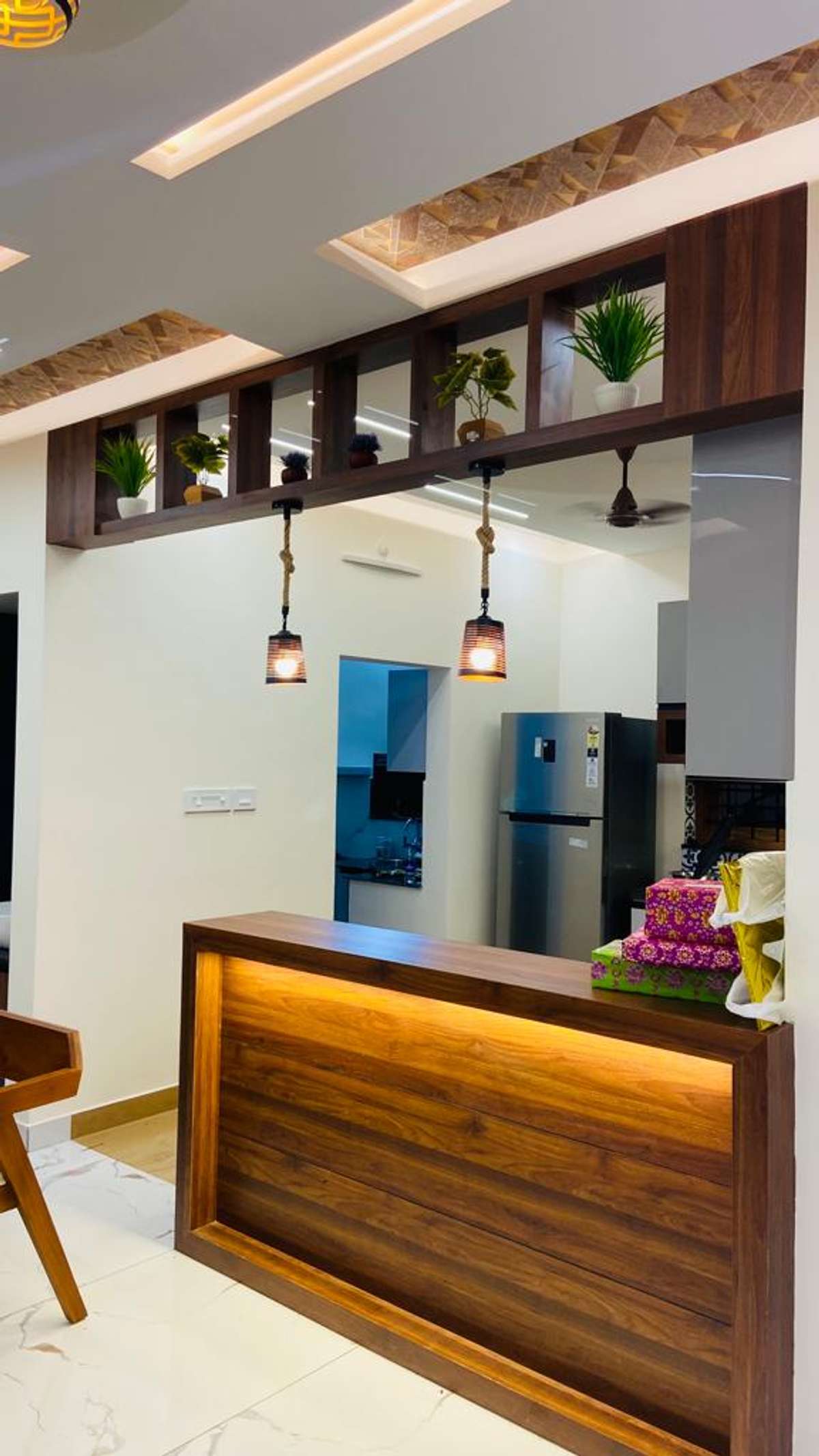 Storage, Lighting, Kitchen Designs by Interior Designer ഷാജി ഷാജി kv, Thrissur | Kolo