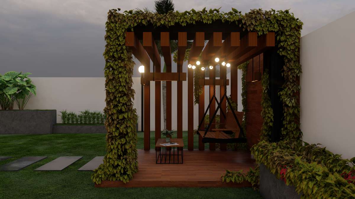 Outdoor, Furniture, Lighting, Table Designs by Architect Credent Architects, Kollam | Kolo