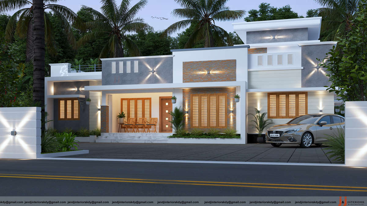 Exterior, Lighting Designs by 3D & CAD Shabin Shaji, Kottayam | Kolo