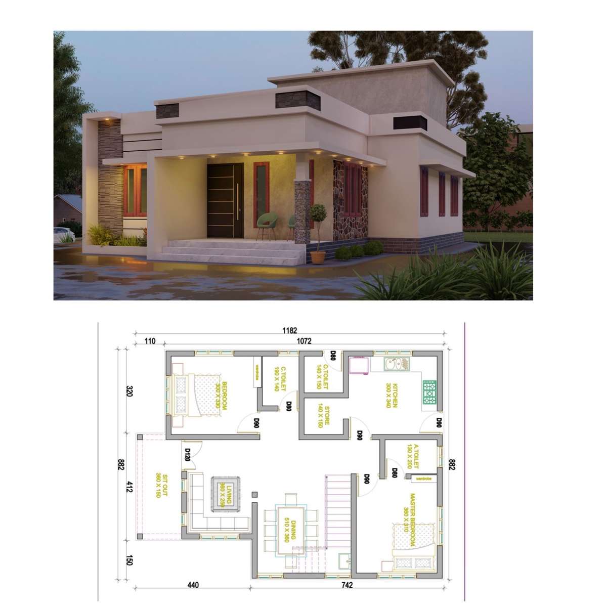 Designs by Architect bihash arshak, Palakkad | Kolo