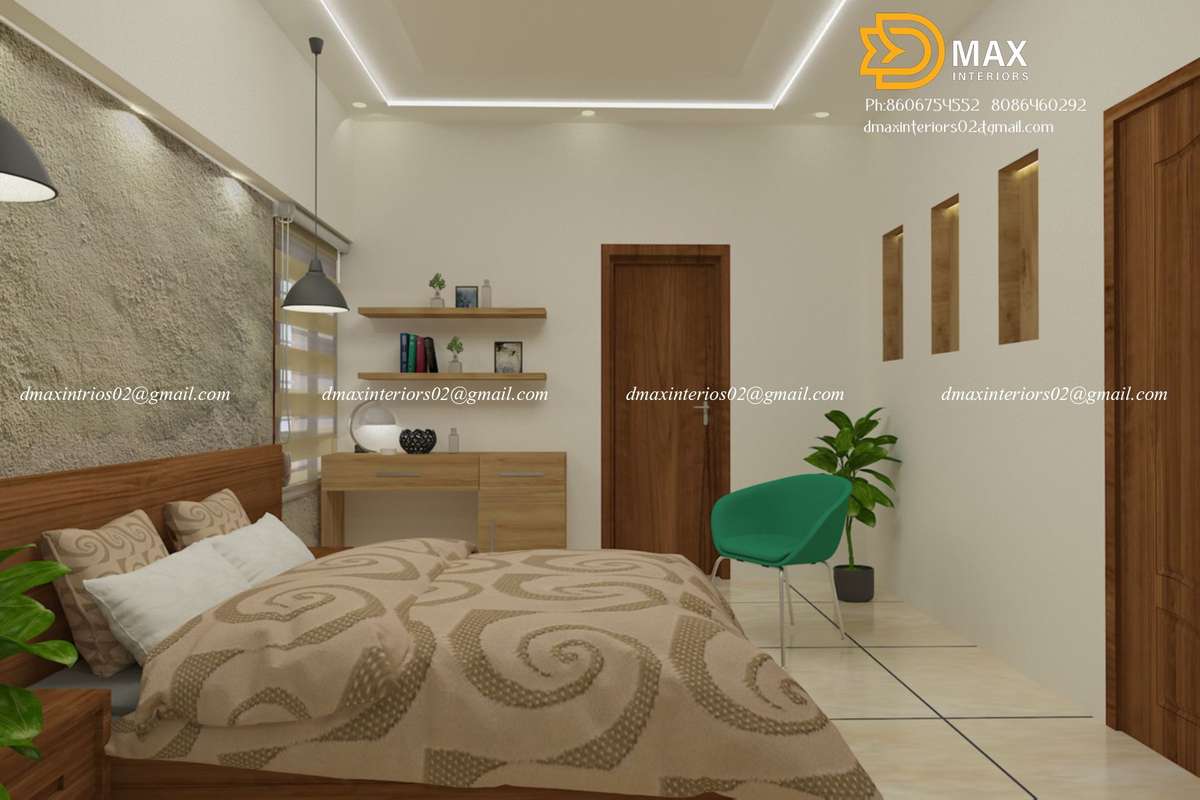 Bedroom, Furniture, Storage, Lighting Designs by 3D & CAD vikas Mukundan, Kannur | Kolo