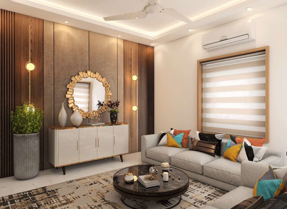 Living, Lighting, Furniture, Storage, Table Designs by Interior Designer nanditha P, Thrissur | Kolo