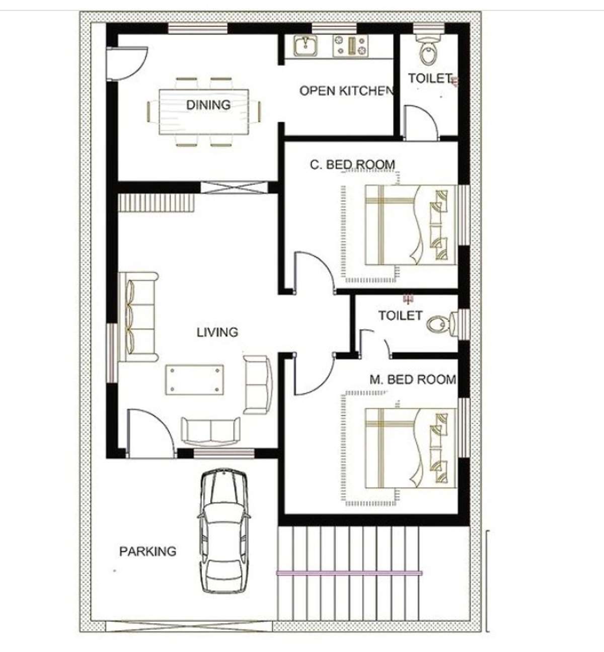 civil engineering house drawing