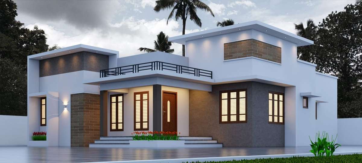 Exterior, Lighting Designs by Civil Engineer Ranju Karumathil, Thrissur | Kolo
