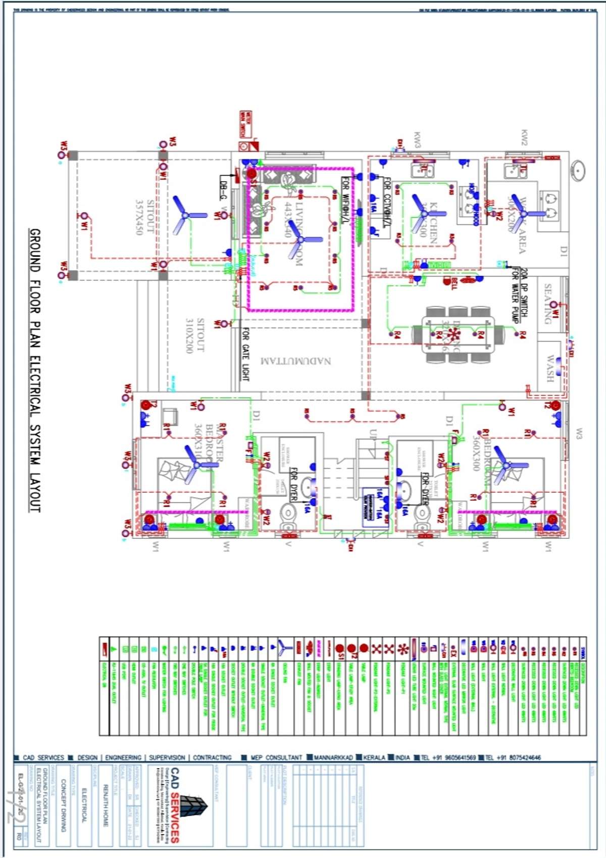 Designs by Electric Works ELECTRICAL ENGINEER, Palakkad | Kolo
