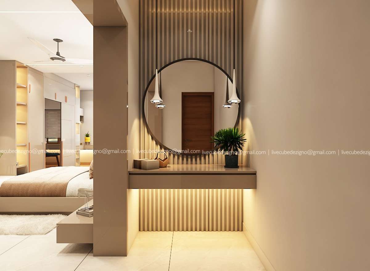 Lighting, Furniture, Bedroom Designs by Interior Designer Salim N, Thrissur | Kolo