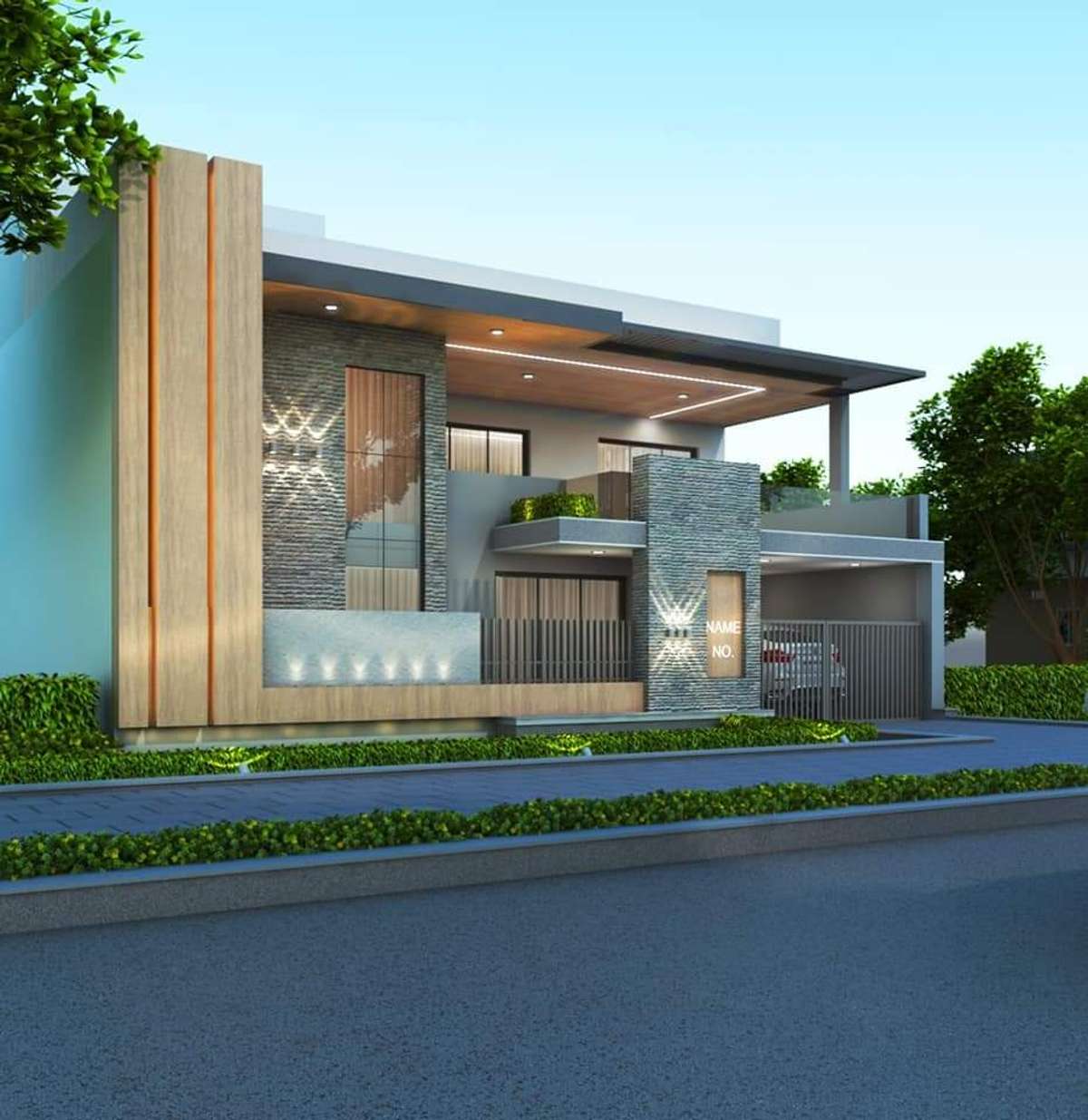 Exterior, Lighting Designs by Architect Architect vivek, Indore | Kolo
