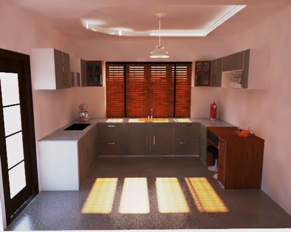 Lighting, Kitchen, Storage Designs by Interior Designer Roshin Kp, Kannur | Kolo