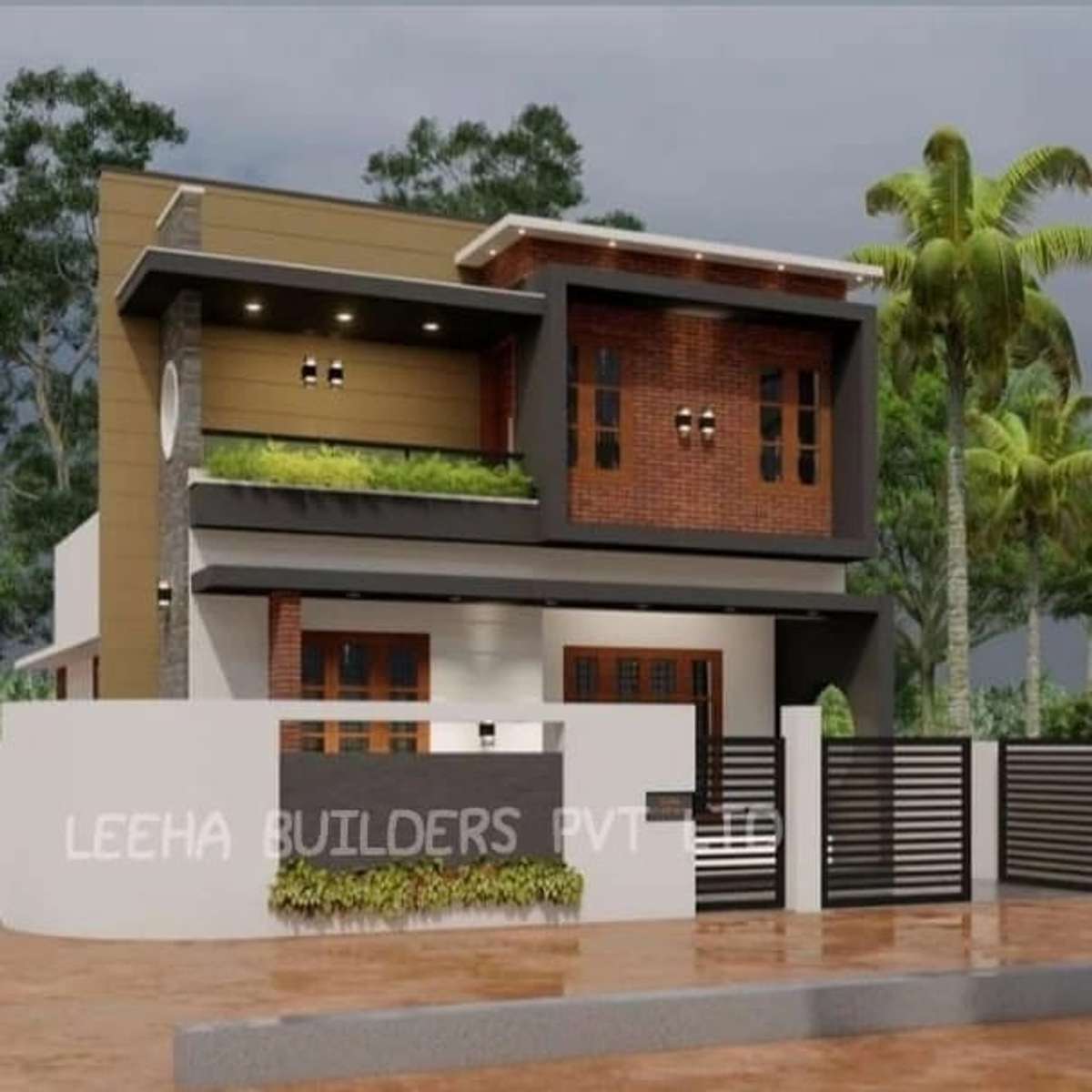 Exterior, Lighting Designs by Contractor FEBINA leehabuilders, Kannur | Kolo