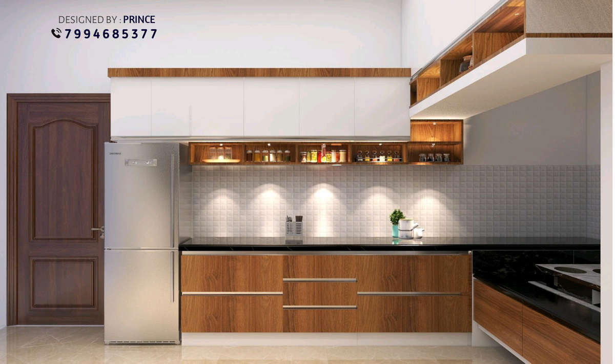 Door, Kitchen, Lighting, Storage Designs by Civil Engineer Prince Raju, Wayanad | Kolo