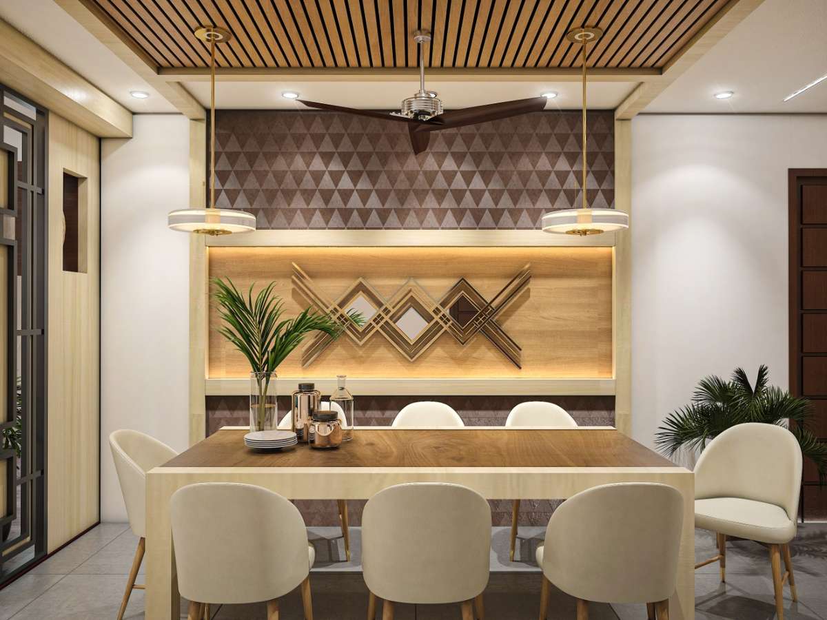 Furniture, Dining, Lighting, Table Designs by Interior Designer Navrin Backer, Kozhikode | Kolo