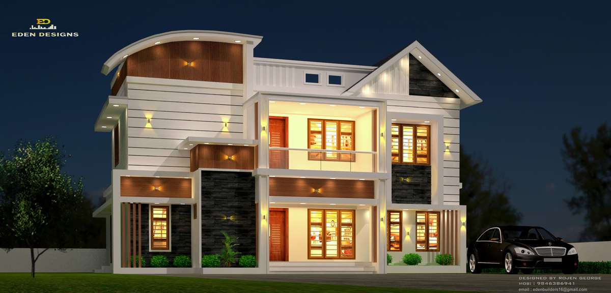 Designs by 3D & CAD EDEN INTERIORS 3D Designs, Kottayam | Kolo