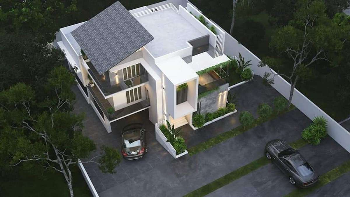 Designs by Civil Engineer KRISHNAKUMAR M SUBHRAMANIAN, Thrissur | Kolo
