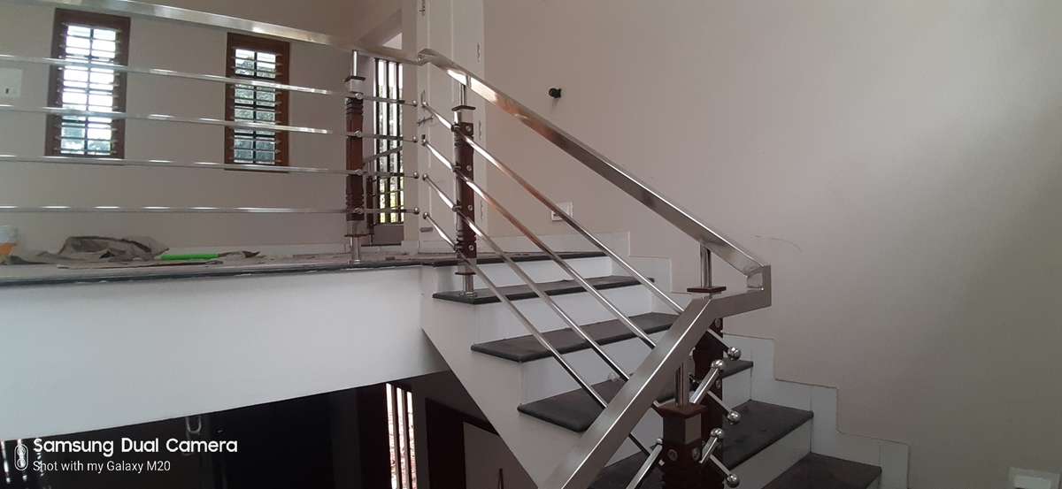 Staircase, Wall Designs by Fabrication & Welding KVS STEEL, Palakkad | Kolo
