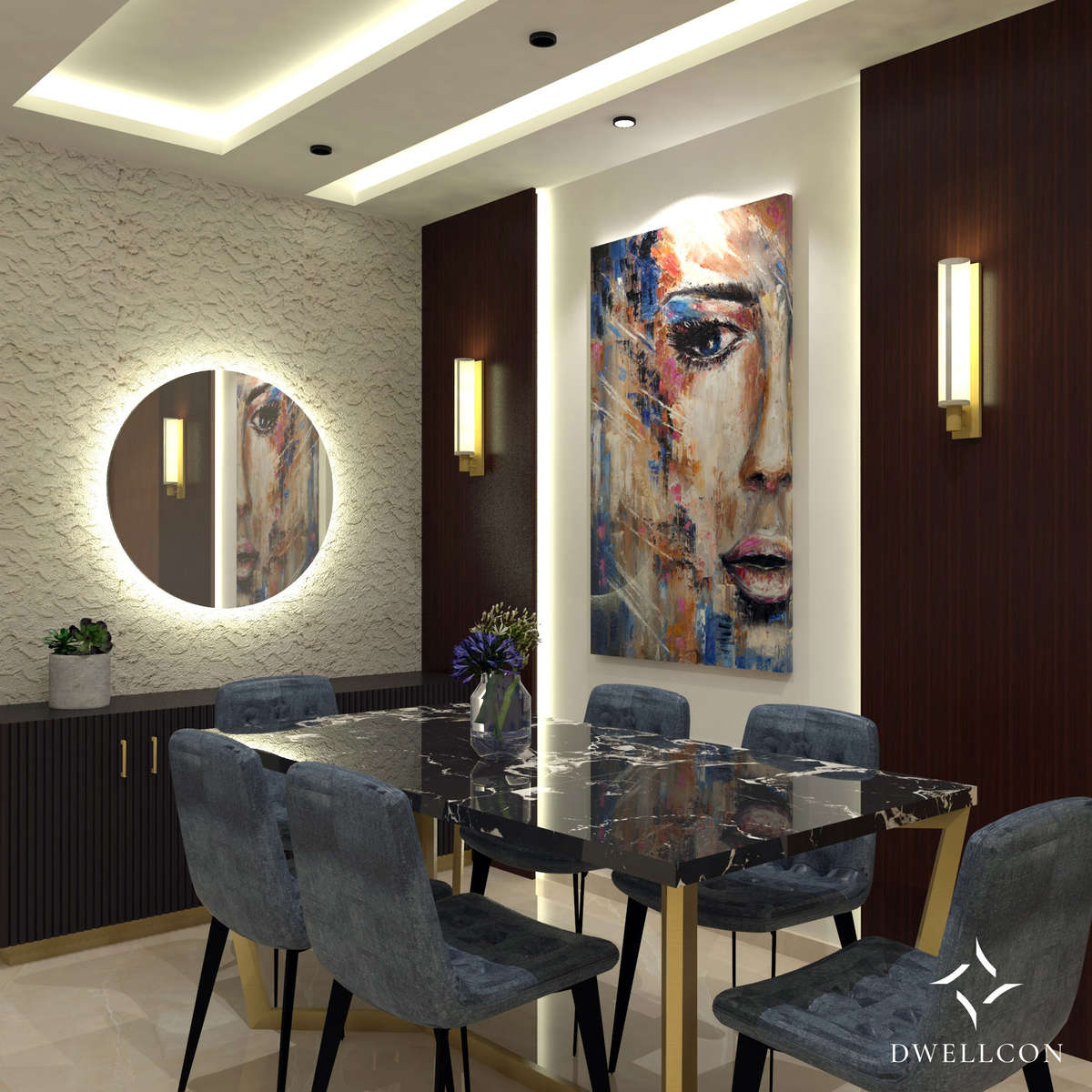 Dining, Furniture, Table Designs by Architect Dwellcon , Gurugram | Kolo