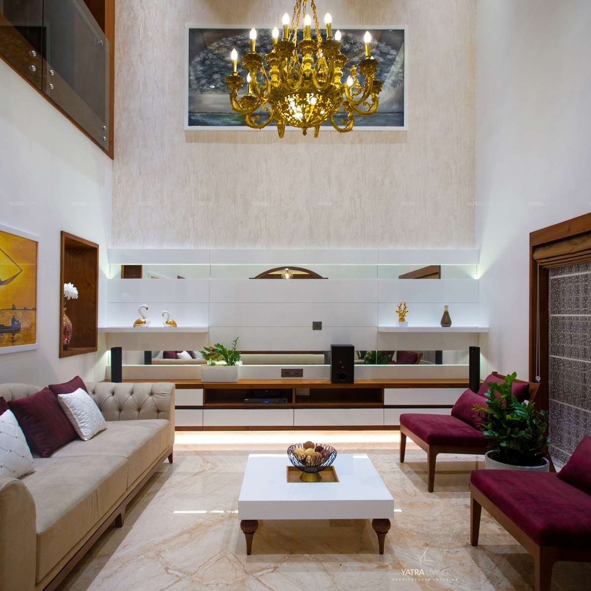 Furniture, Living, Table, Lighting, Storage Designs by Architect YatraLiving Architecture Interior, Ernakulam | Kolo