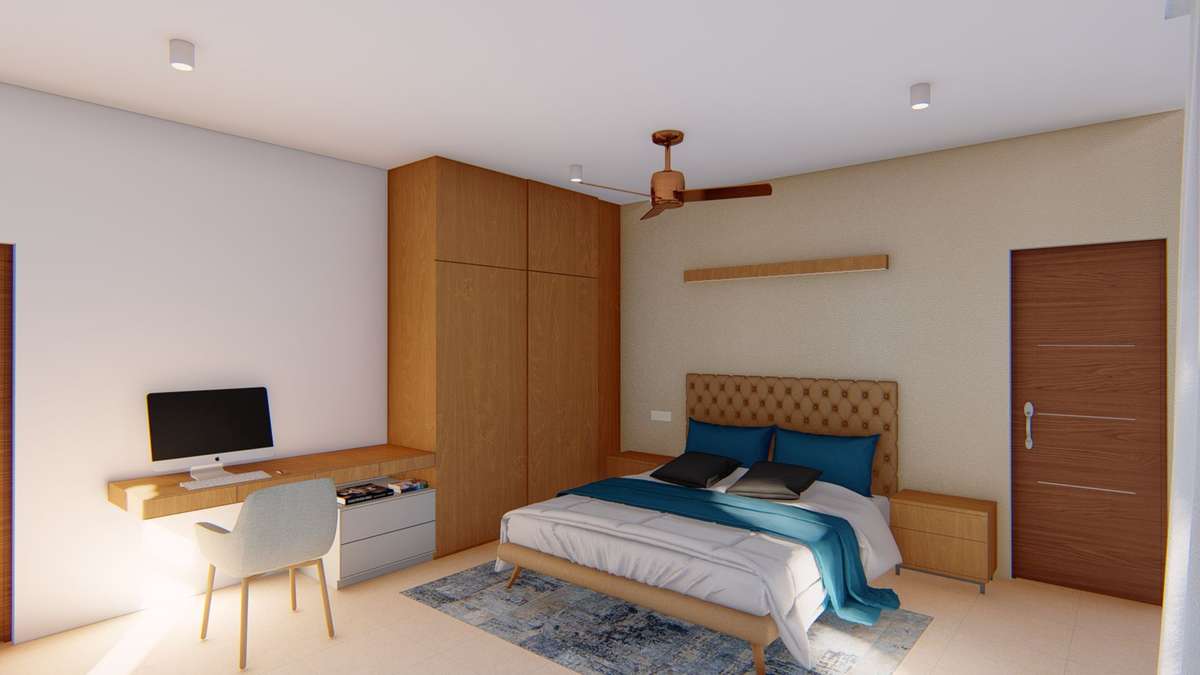 Bedroom, Furniture, Storage, Door Designs by Civil Engineer Muhammad Shamil, Kozhikode | Kolo