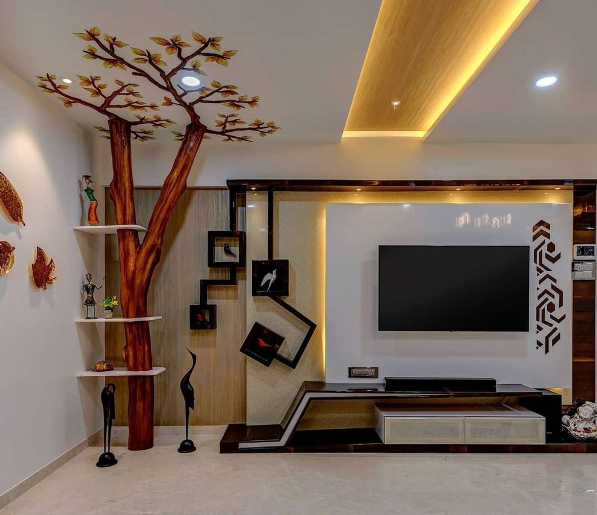 Lighting, Living, Storage Designs by Interior Designer ER Gaurav Arya, Ghaziabad | Kolo