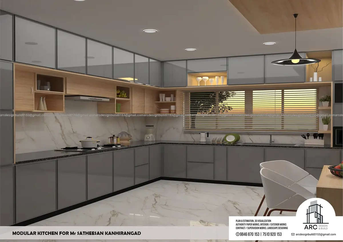 Lighting, Kitchen, Storage Designs by Civil Engineer Predhwiraj ARC DESIGN  BUILD, Kannur | Kolo
