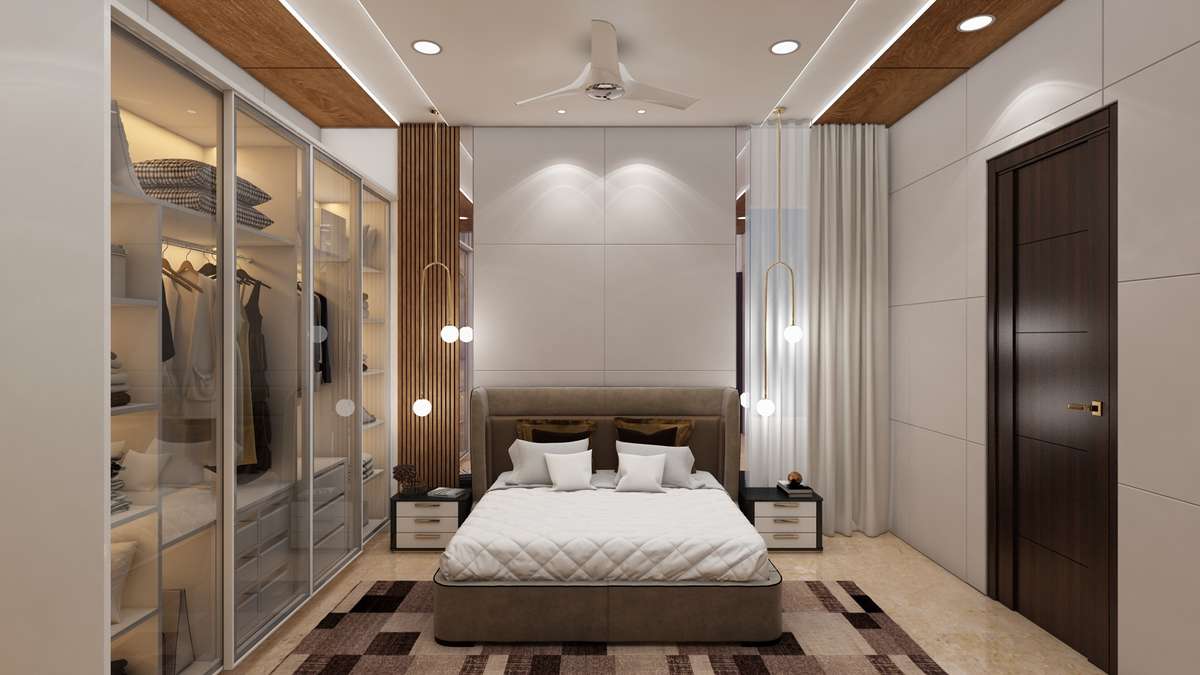 Lighting, Furniture, Bedroom Designs by 3D & CAD 3d designer, Jaipur | Kolo