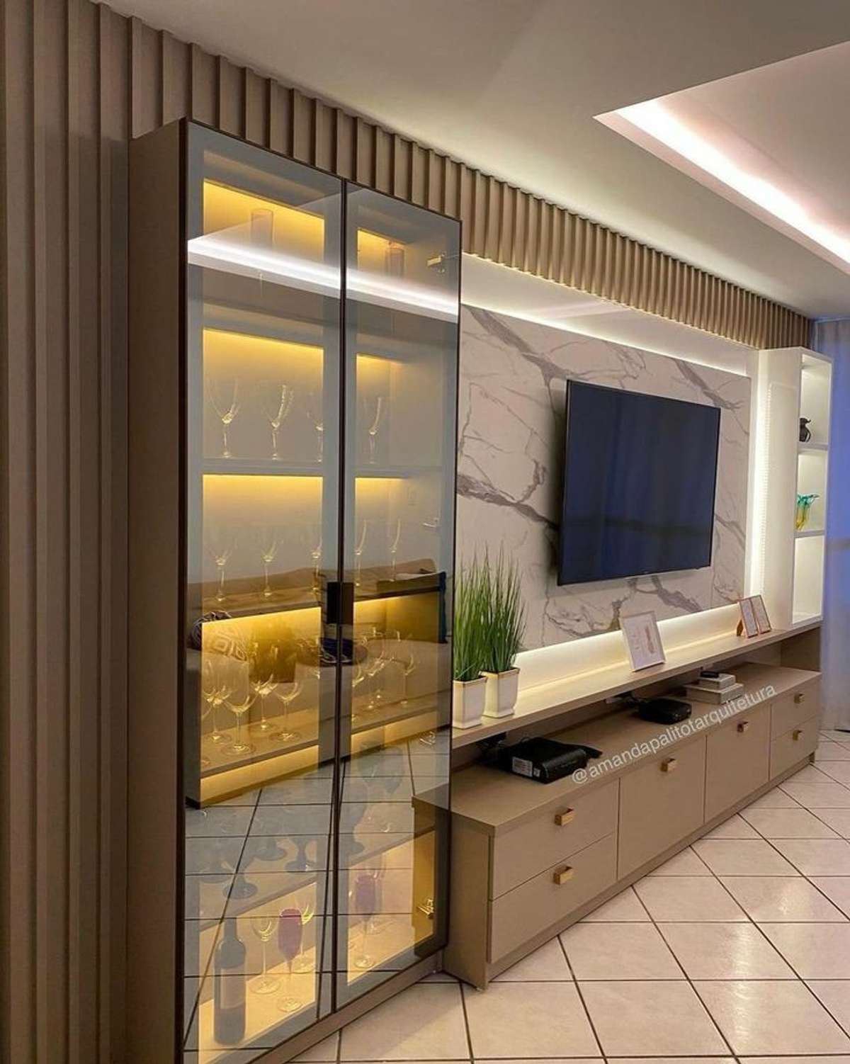 Living, Lighting, Storage Designs by Contractor Culture Interior, Delhi | Kolo