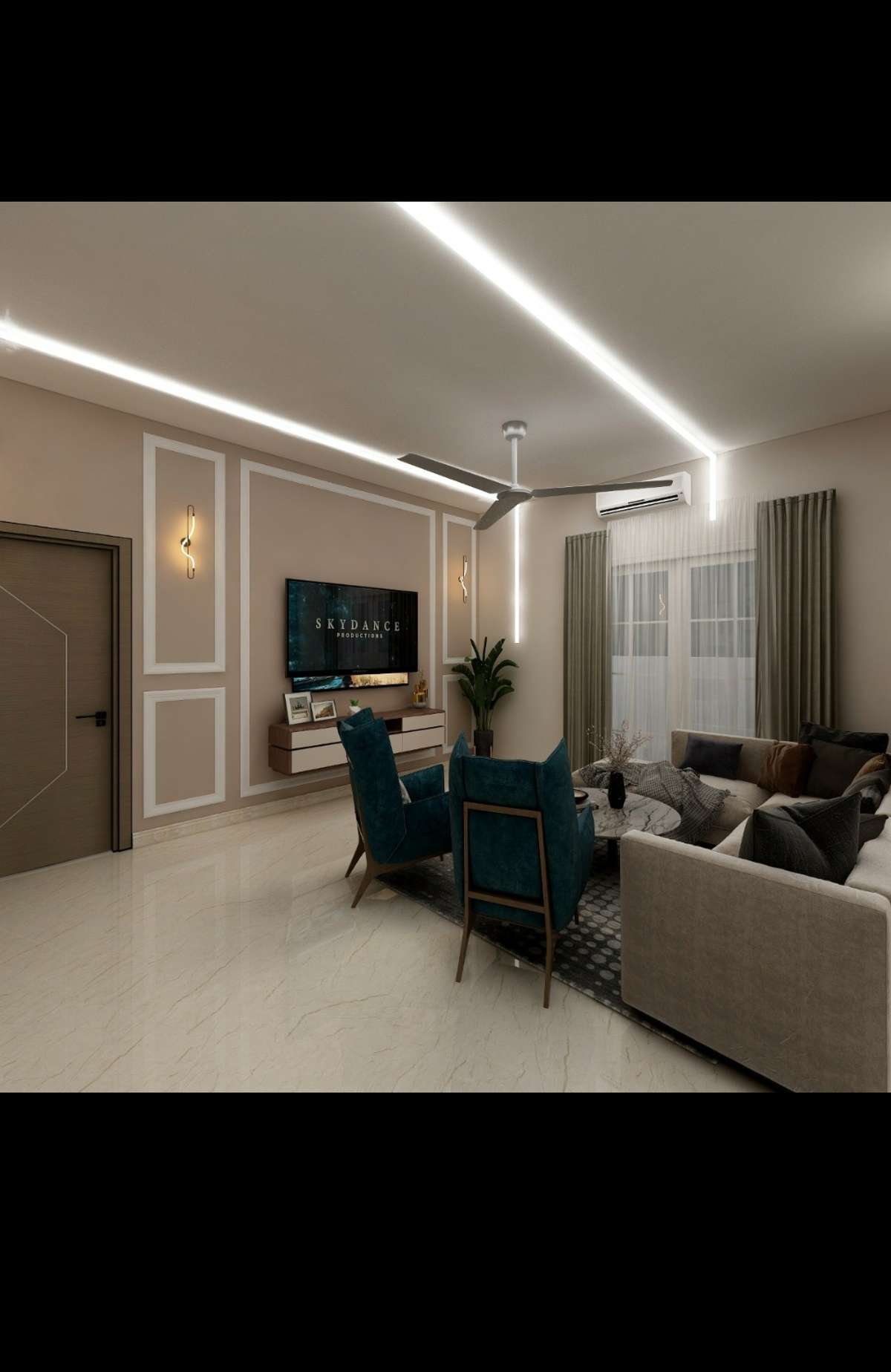 Lighting, Ceiling, Furniture, Table, Living Designs by Contractor sandeep singh, Delhi | Kolo