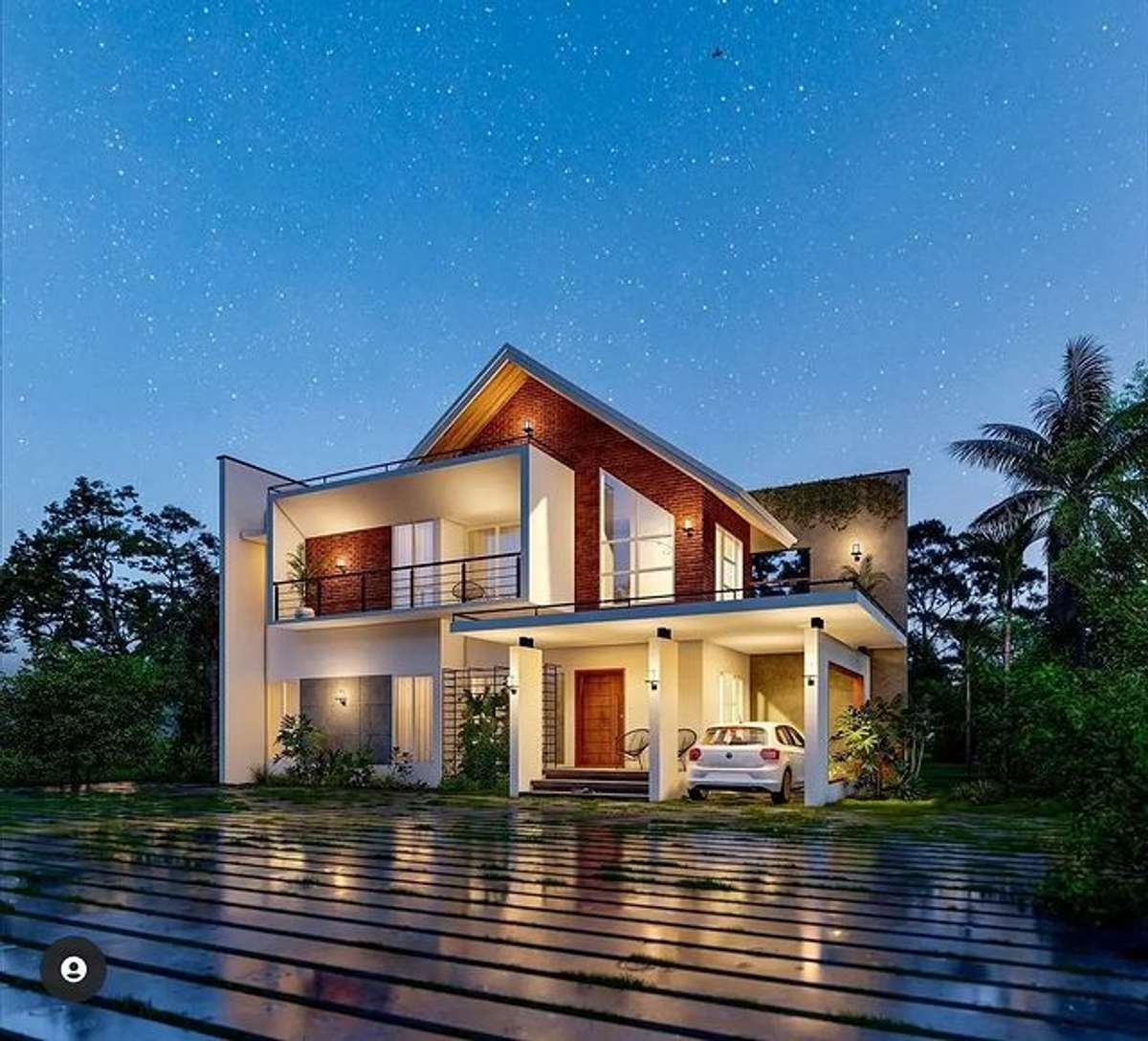 Exterior, Lighting Designs by Architect bihash arshak, Palakkad | Kolo