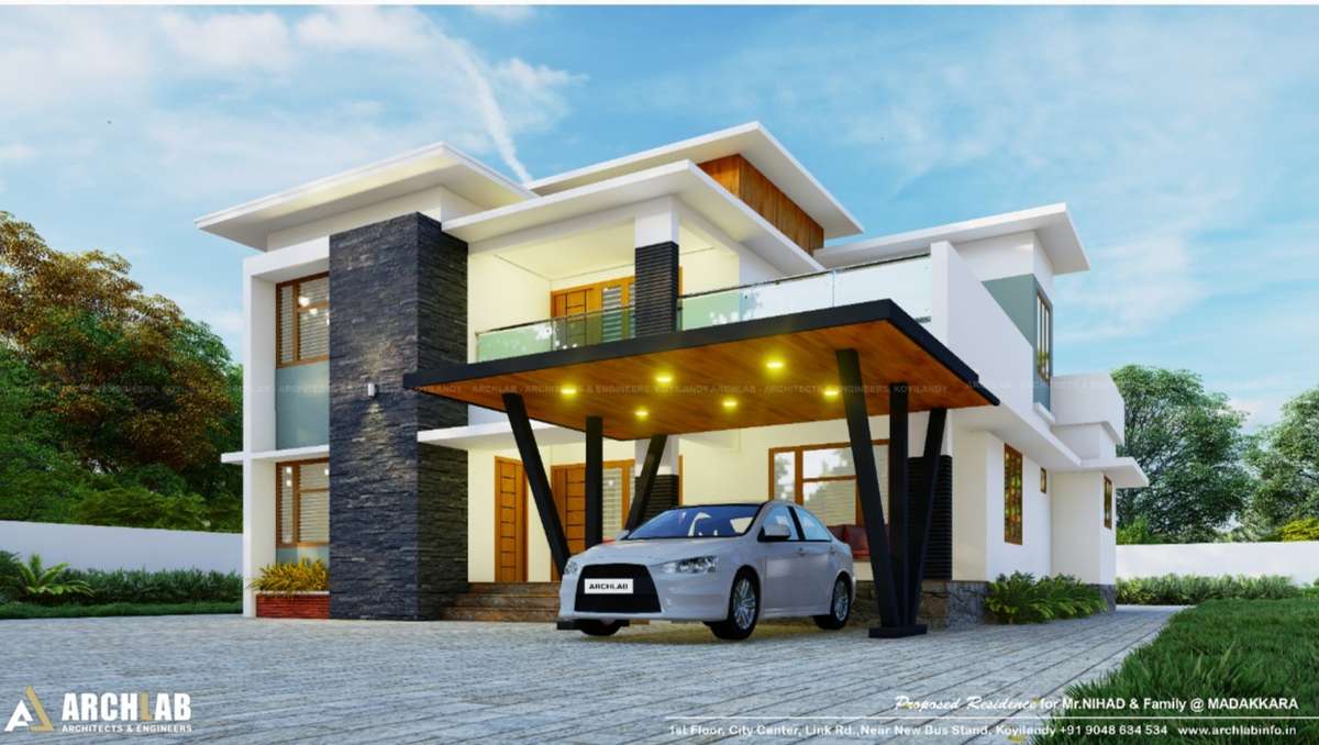 Exterior, Lighting Designs by Civil Engineer the metric designer, Kozhikode | Kolo