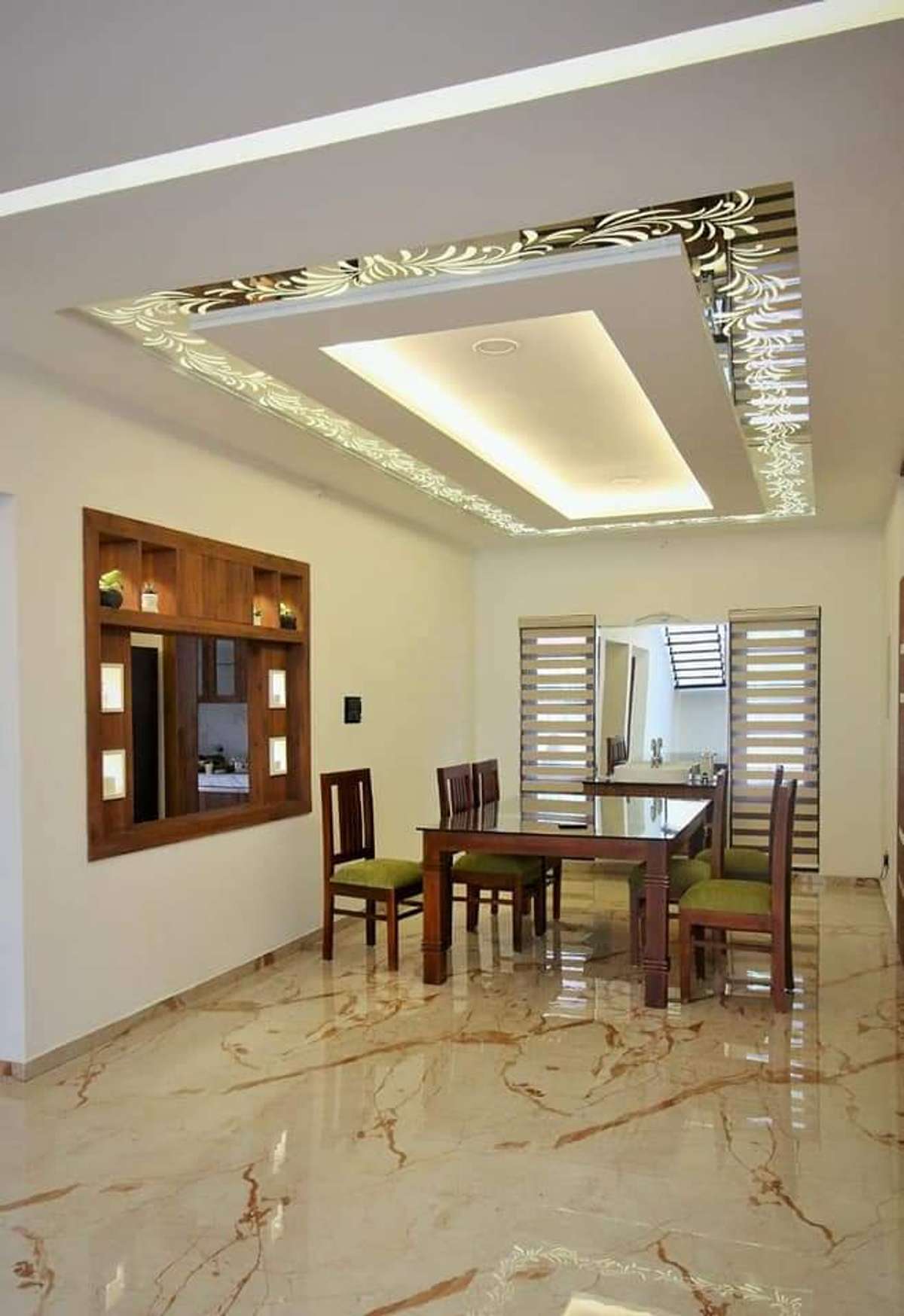 Dining, Ceiling, Lighting, Furniture, Table, Storage Designs by Architect Gokuldev BS, Kollam | Kolo