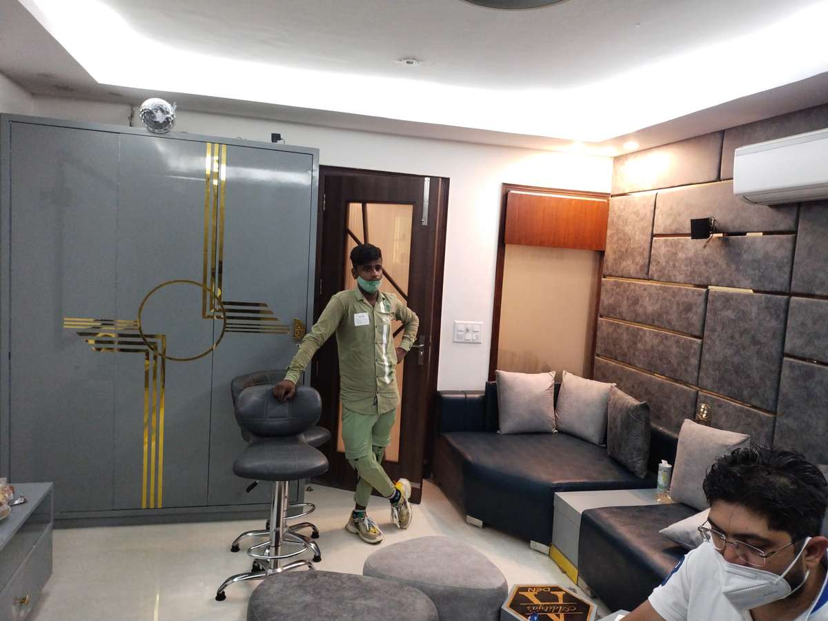 Wall, Furniture, Living Designs by Contractor Mohd Ali Mohd Ali, Ghaziabad | Kolo