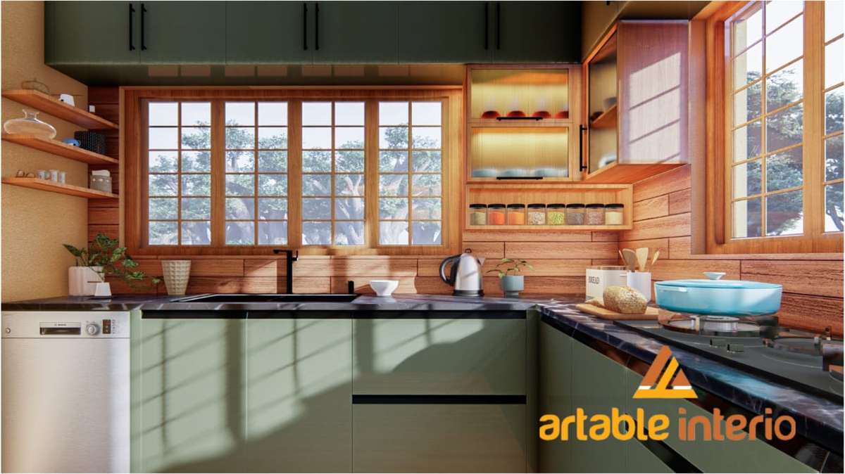 Kitchen, Storage Designs by Interior Designer artable interiors, Malappuram | Kolo