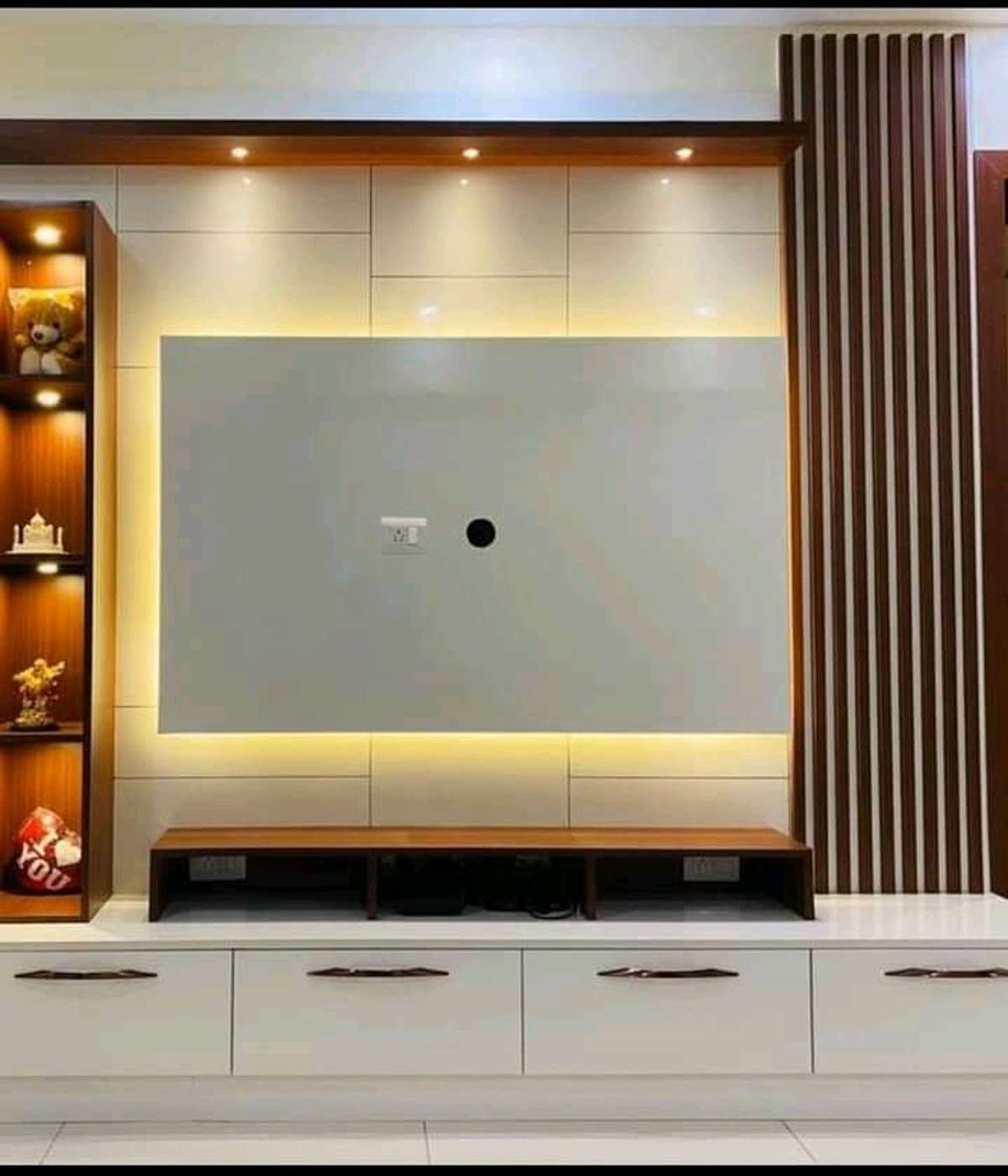 Living, Storage Designs by Interior Designer DG Interior, Delhi | Kolo