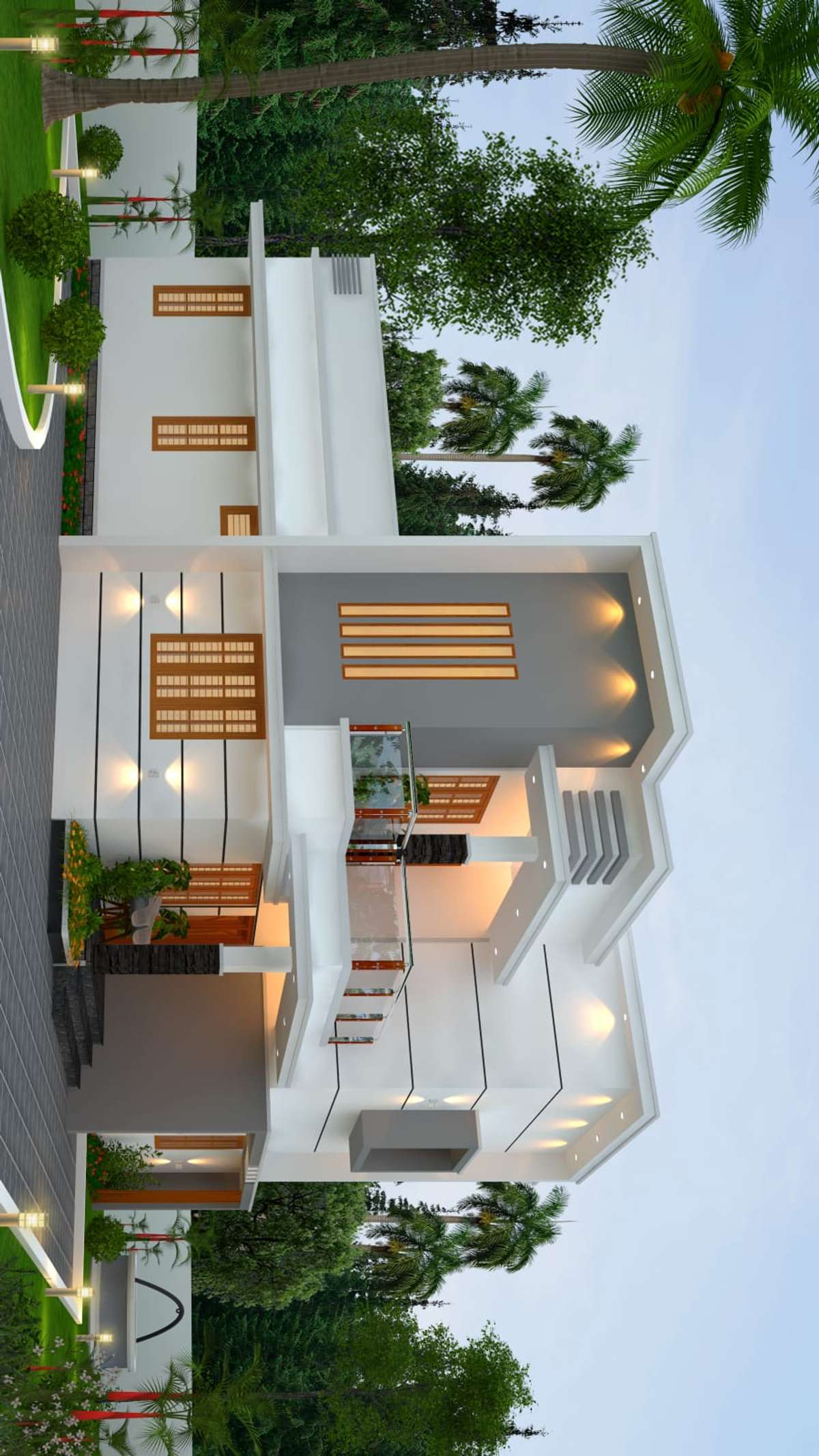 Exterior, Lighting Designs by Contractor Albert Johnson, Thrissur | Kolo