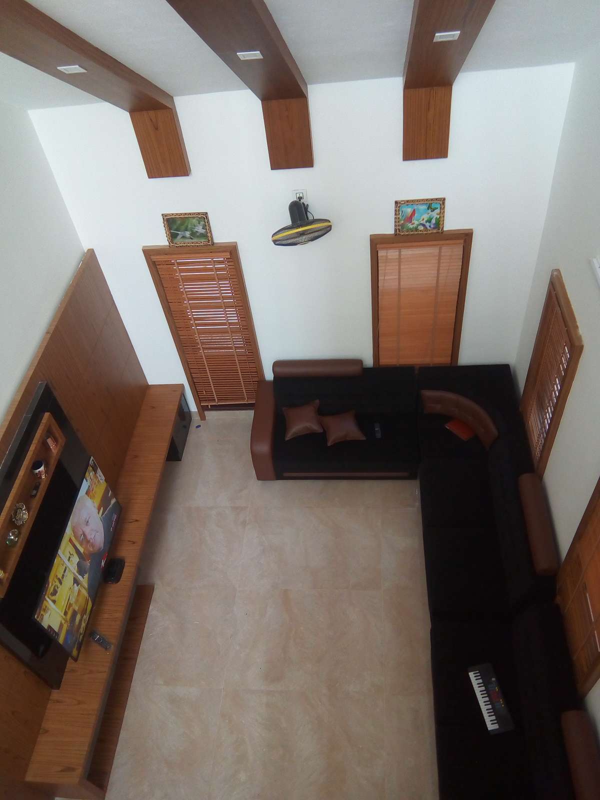 Ceiling, Lighting, Furniture, Living Designs by Interior Designer khusai kaliyath, Kannur | Kolo