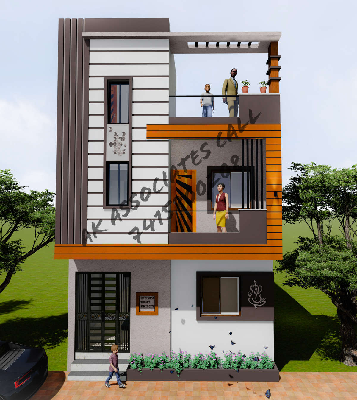 Designs by Civil Engineer AK ASSOCIATES, Indore Kolo