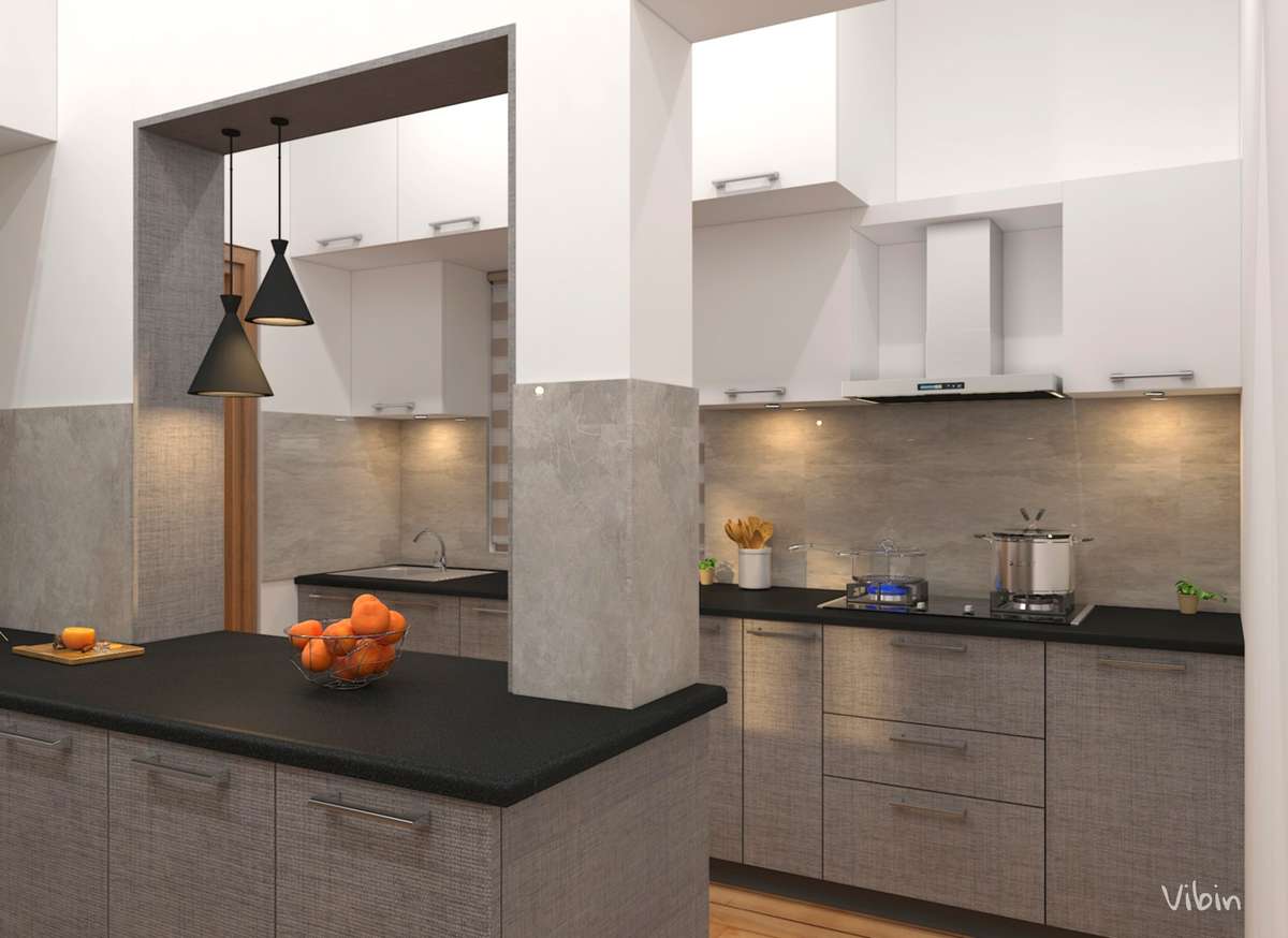 Lighting, Kitchen, Storage Designs by 3D & CAD Vibin wilson, Ernakulam | Kolo