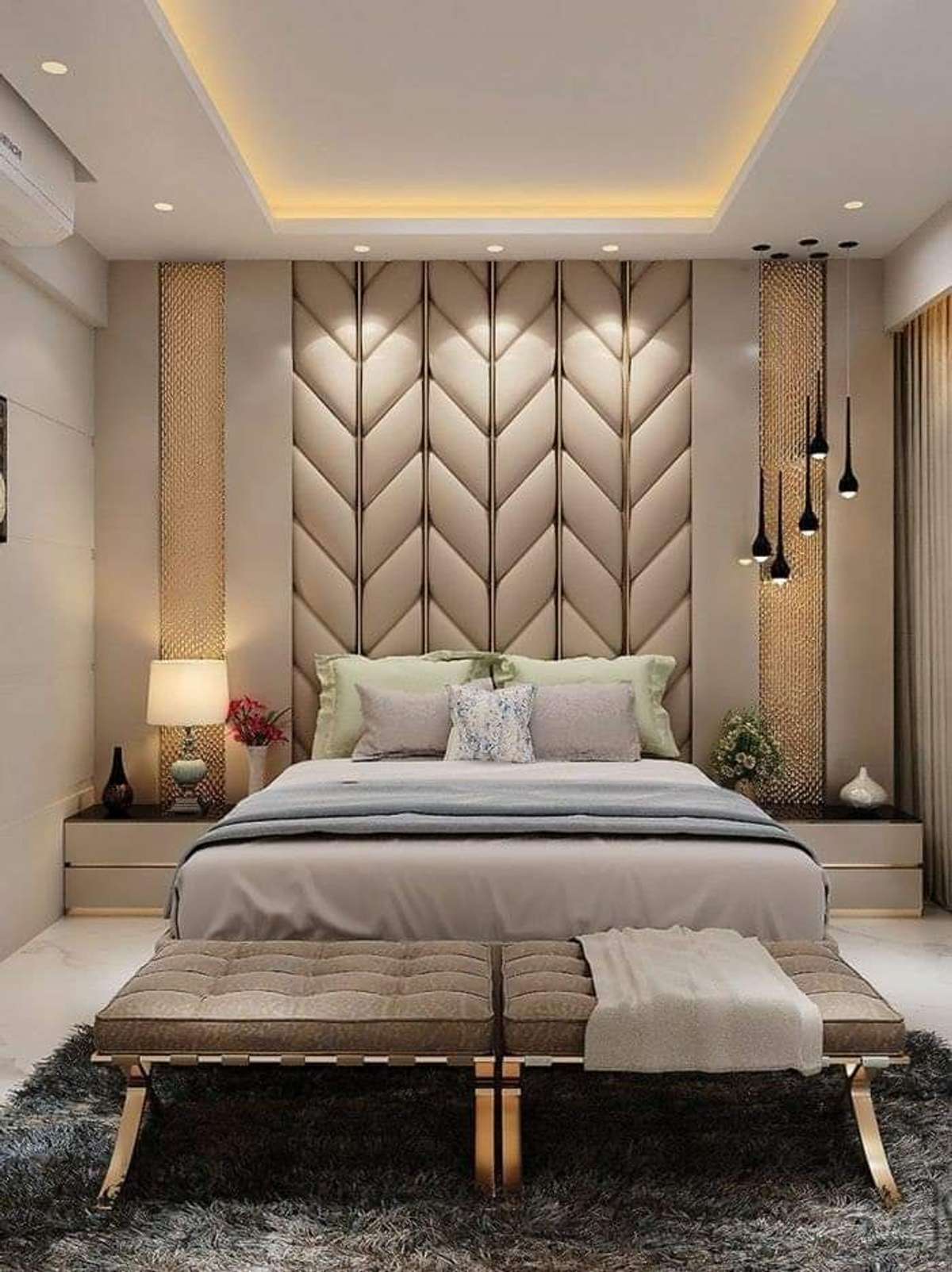 Bedroom, Furniture, Storage, Lighting, Table, Home Decor Designs by Civil Engineer Jai Kumar, Ghaziabad | Kolo