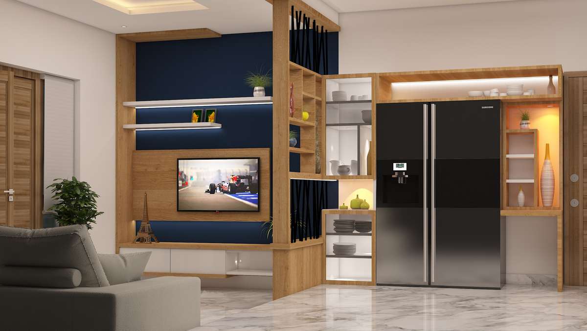 Living, Storage Designs by Civil Engineer Arun K Das C P, Kozhikode | Kolo